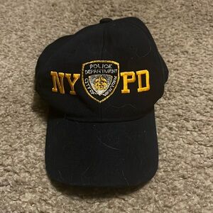 NYPD Baseball Hat Velcro Sling Back
